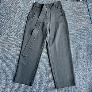 ARITZIA • WILFRED tie waist black trouser 2